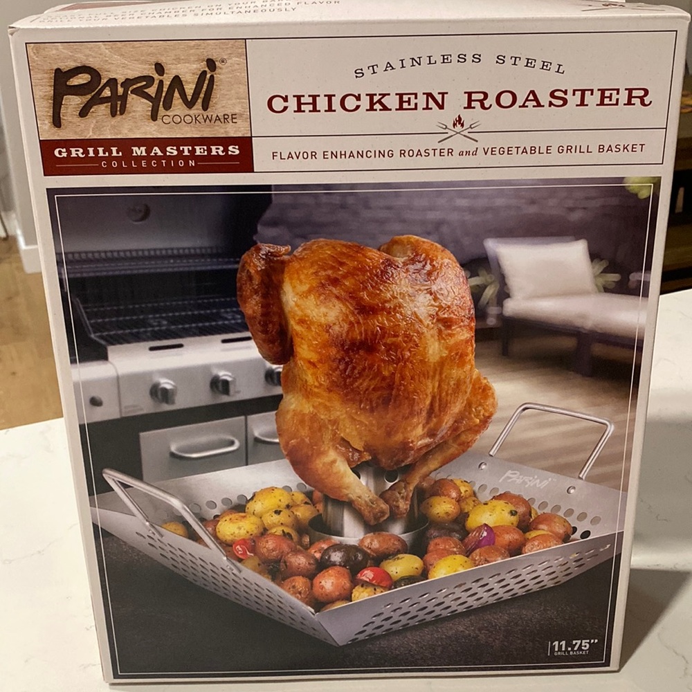 Brand new Parini stainless steel chicken toaster